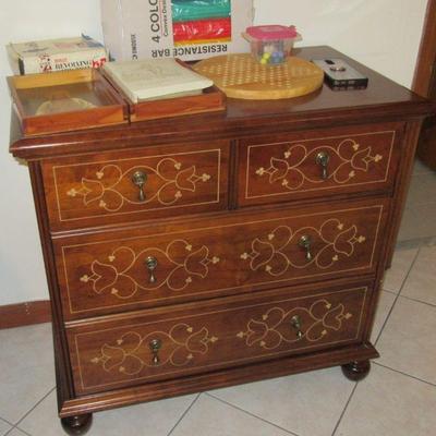 Hall inlaide end table
