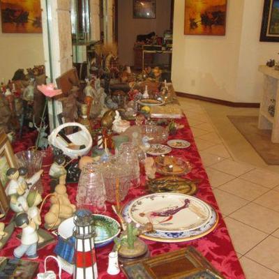 Hall table full