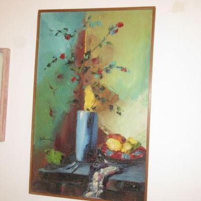 Hall impressionist style still life