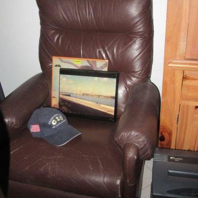 Hall leather recliner