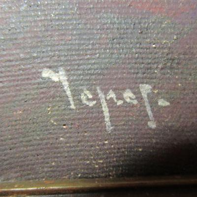 Hall signature for gypsy lady painting