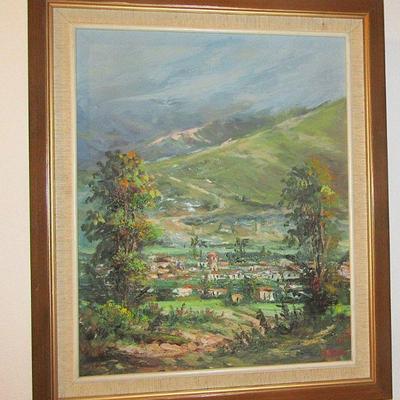 Hall village in the valley
