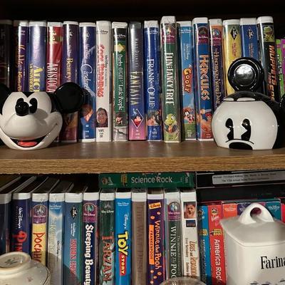 Vintage VHS tapes