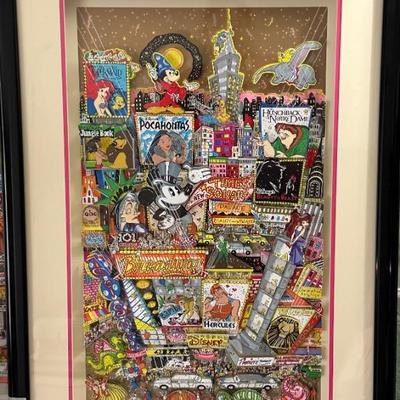 Charles Fazzino "Disney on broadway"