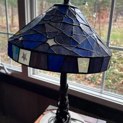 Mickey stained glass lamp