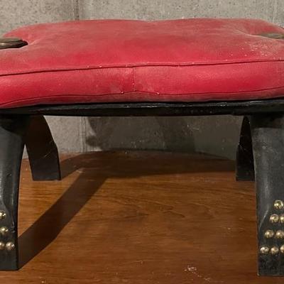 Vintage egyptian camel saddle stool