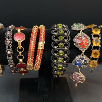 10 Costume Jewelry Bracelets 