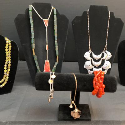 Variety Of Necklaces & Bracelets, Vintage And Designer