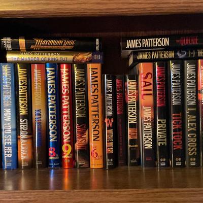 2 Dozen Hardcover Novels By James Patterson