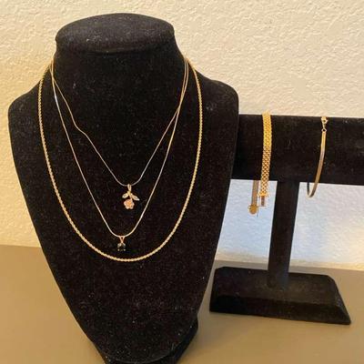 14k Necklaces & Bracelets