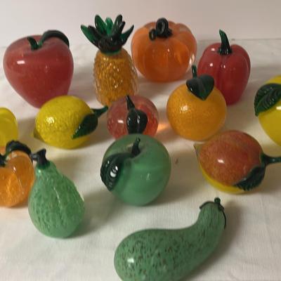 Bakers Dozen Lenox Glass Fruits