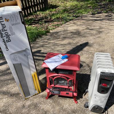 Lot 067-GAR: Electric Heater Trio