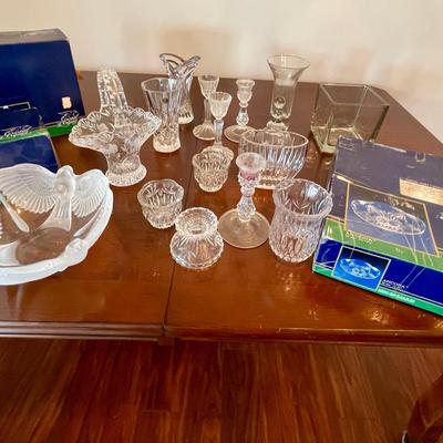 Lot 020-LR: Crystal & Lead Glass Collection
