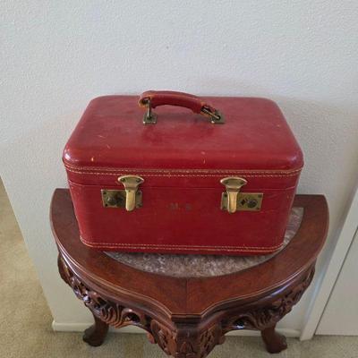 Vintage train travel case