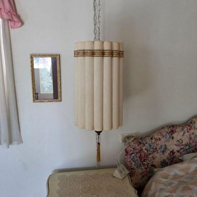 Mid century modern swag lamp