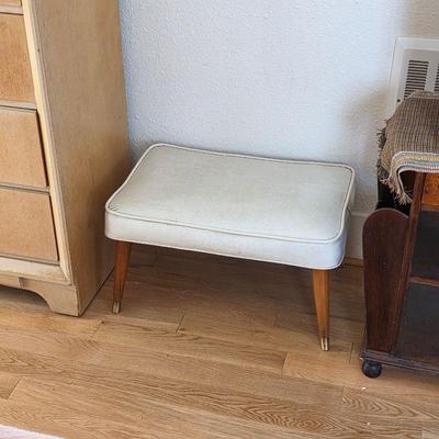 mid century modern ottoman