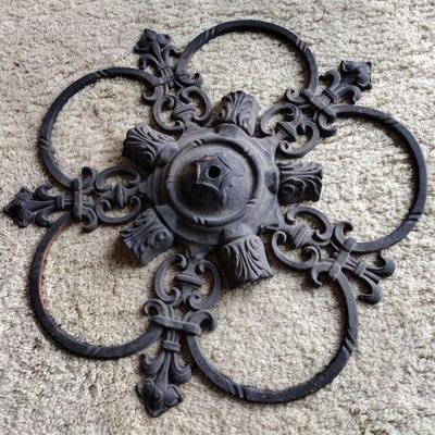 Spanish Revival ceiling light base