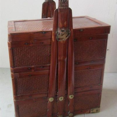 Chinese picnic or wedding backet