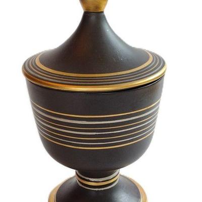 1960'S VEE JACKSON CALIFORNIA POTTERY LIDDED VESSEL