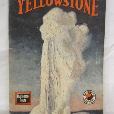 1936 Yellowstone brochure Northern Pacific railway