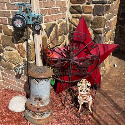 Metal Yard Decor