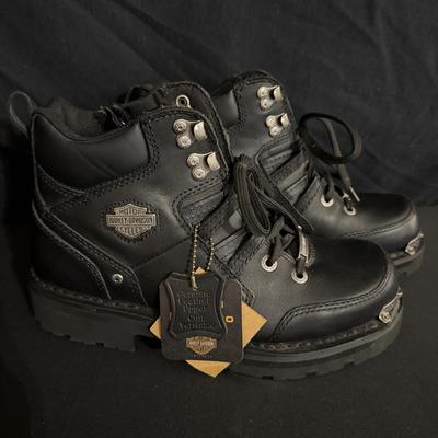 Harley Davidson Zipper Boots