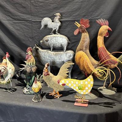 Metal And Resin Poultry