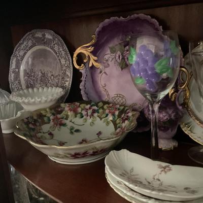 Top Shelf Of China Cabinet – All Contents On The Shelf