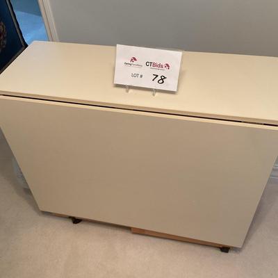 Drop Leaf Multipurpose Table 40 X 30 With Ranges From 15 To 74 Inches
