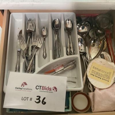 Drawer Of Flatware