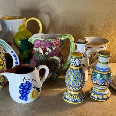 Italian Pottery & Other Ceramic Pieces