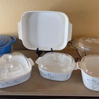 Le Creuset Pot And Other Vintage Serving Dishes