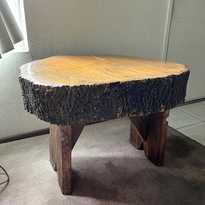 Cut Tree Side Table 40x21x24