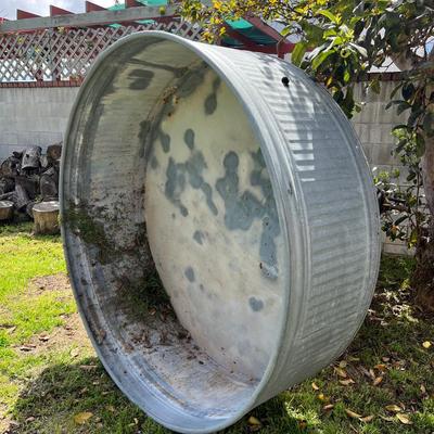 Large Galvanized Tank Or Planter