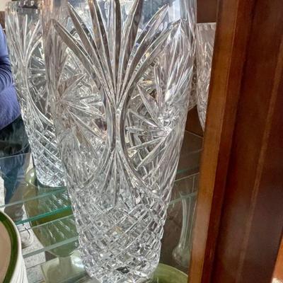 Crystal vases 