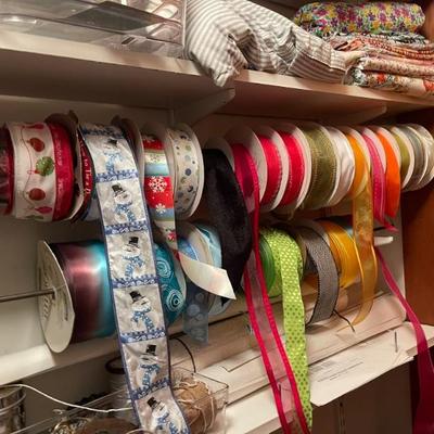 Ribbon and craft room 