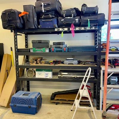 Tools and shelving 