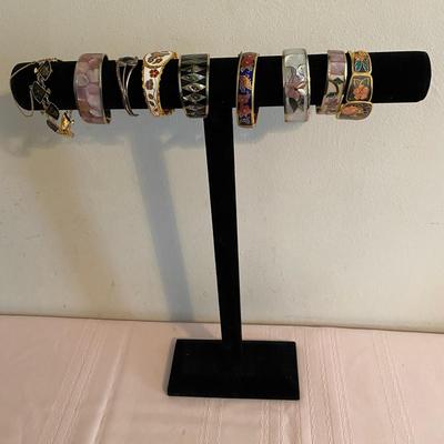 Cloisonne & Abalone Bracelets