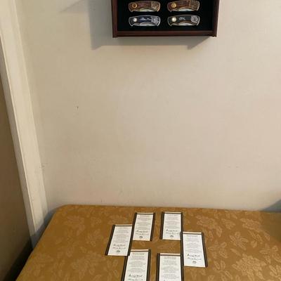 Franklin Mint Collector Knives With Certificates