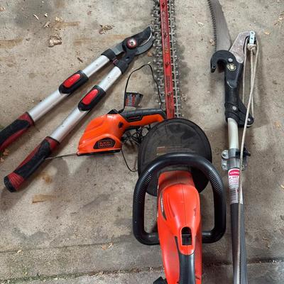 Black & Decker Hedge Hog, Better Homes Tree Trimmer & More