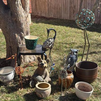 Filigree Bird, Welcome Bear Yard Art & More!