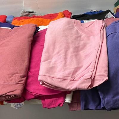 Dozens Of Multi-colored T-shirts XL