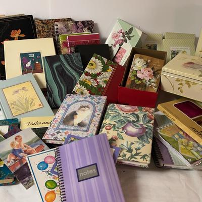 Box Full Of Stationary, Note Cards, Journals & Address Books