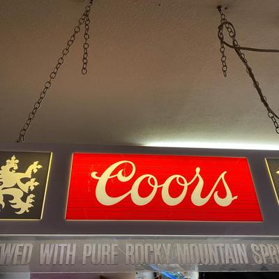 Coors Hanging Light