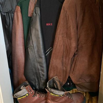 Men’s Bomber Jackets (4) & Boots