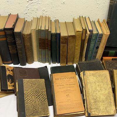 Large Variety Of Antique Books