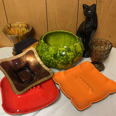 MCM Delights: Ashtrays, Vases, Cat Figurine & More