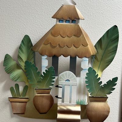 Metal House Wall Art