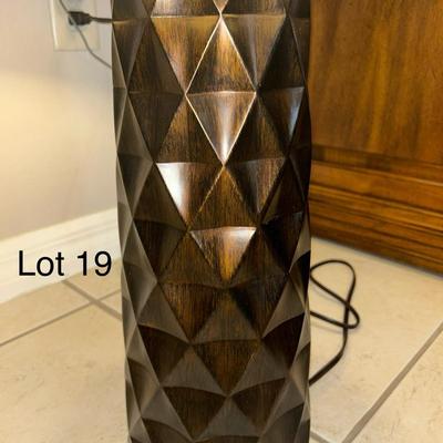 Brown Wood Lamp