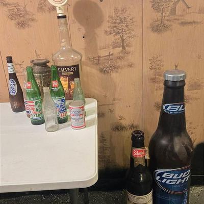 Soda And Alcohol Vintage Bottles 